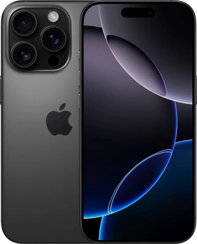 Apple iPhone 16 PRO 256GB, Unlocked Cell Phone, Black Titanium